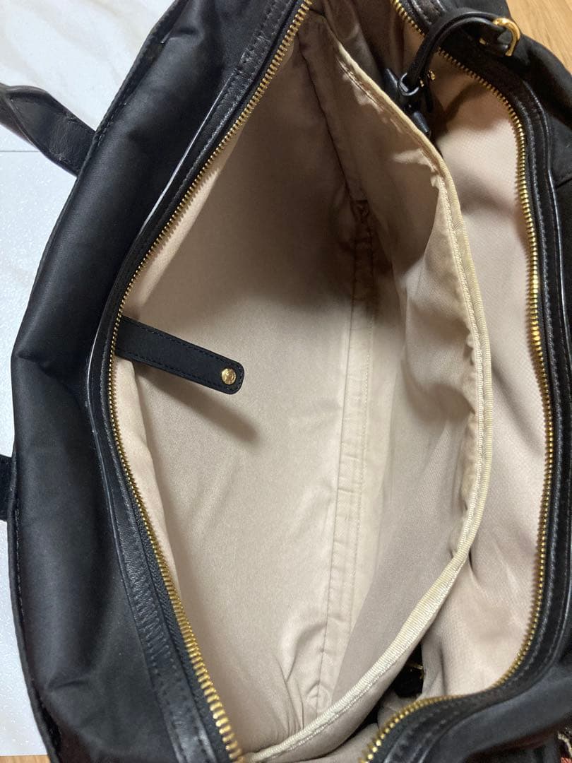 【美品】TUMI 2way ビジネスバッグ　 本革+ナイロン A4+PC可