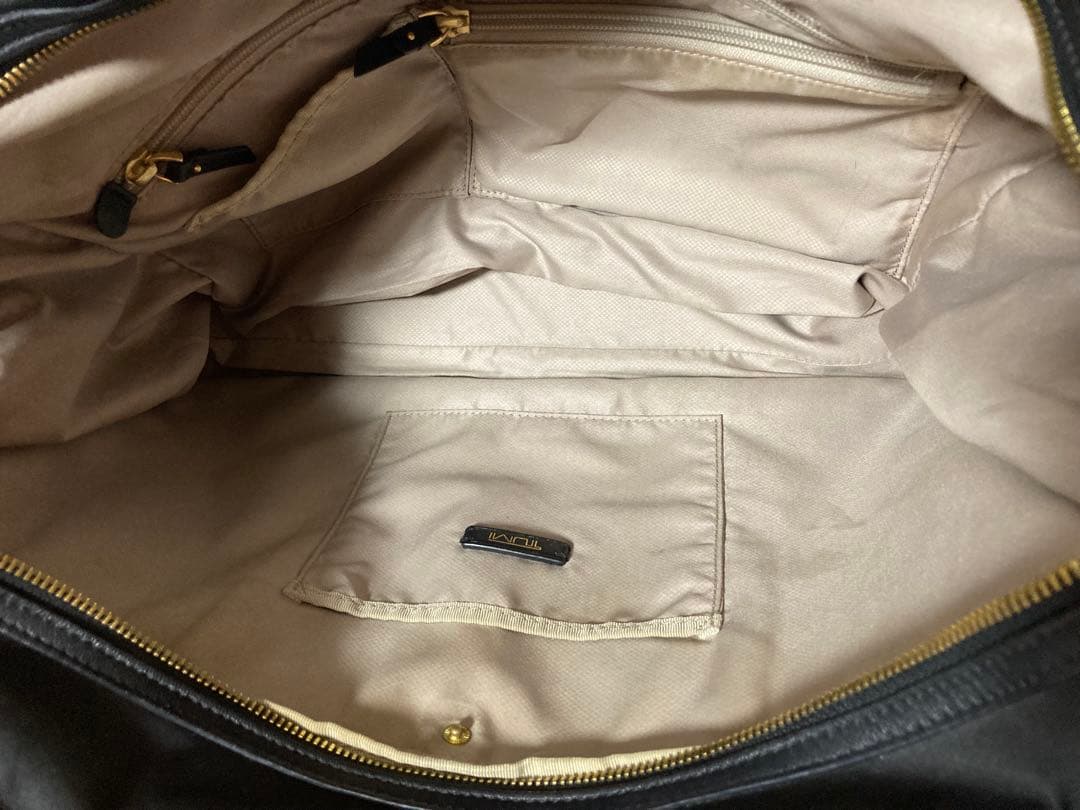 【美品】TUMI 2way ビジネスバッグ　 本革+ナイロン A4+PC可