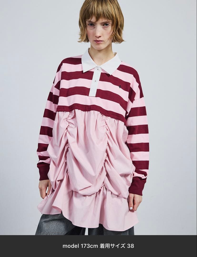 shi 美品 SORIN レイヤードライクポロシャツ