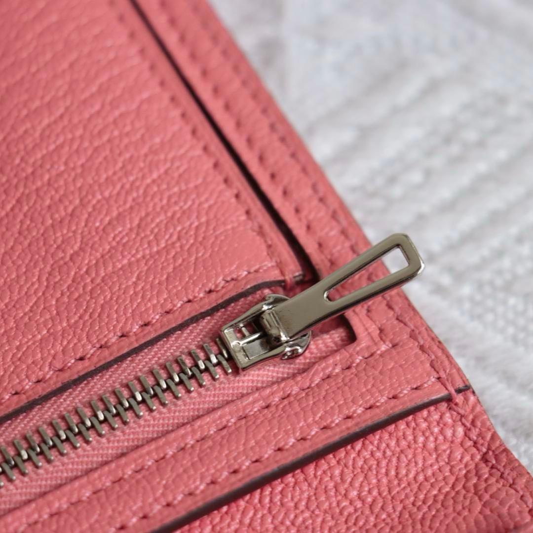 美品！Hermes エルメス　ベアンスフレ　ローズ　ピンク　長財布　ウォレット