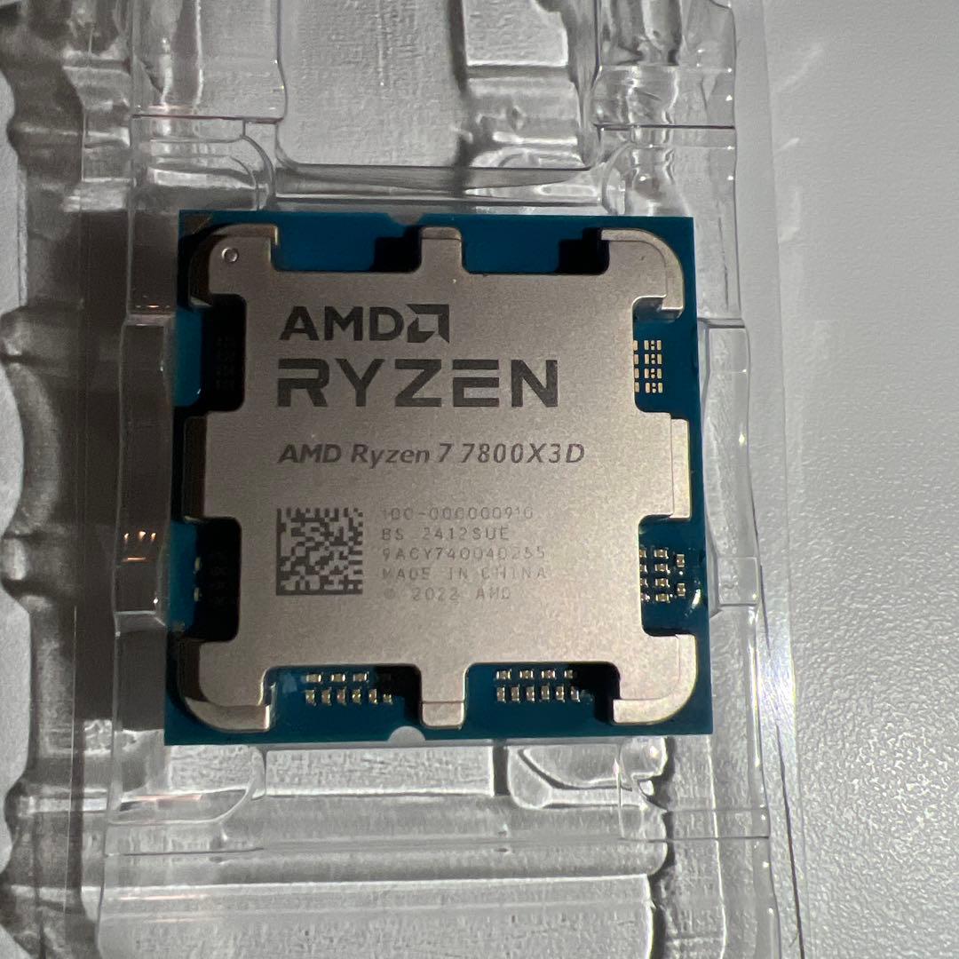 ま*引様 AMD Ryzen 7 7800X3D 8C 4.2GHz AM5 動