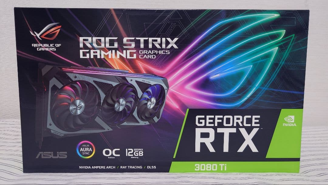 ROG-STRIX-RTX3080TI-O12G-GAMING 動作確認済