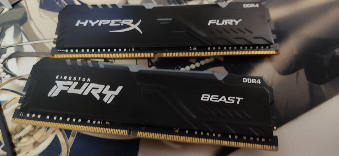 kingstonFURY8gb HYPERXFURY8gb 3733mt美品