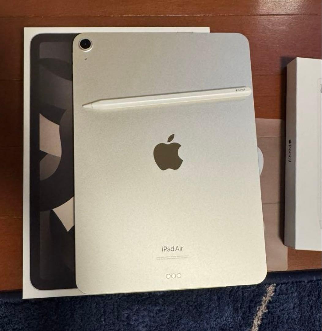iPad Air 第5世代　64GB Wi-Fi、Apple Pencil2付