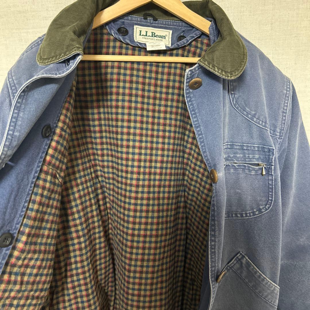 L.L.Bean XL ブルーカバーオール　80'〜90'