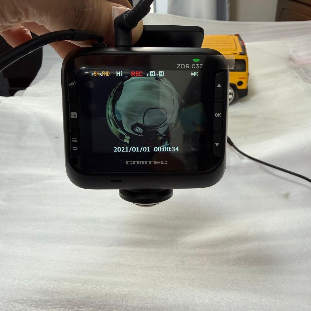 コムテック ドライブレコーダー ZDR037 中古品