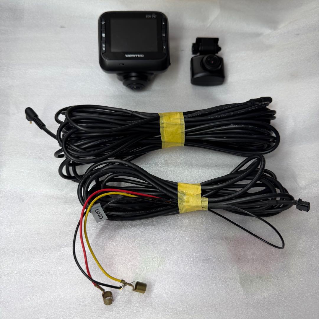 コムテック ドライブレコーダー ZDR037 中古品