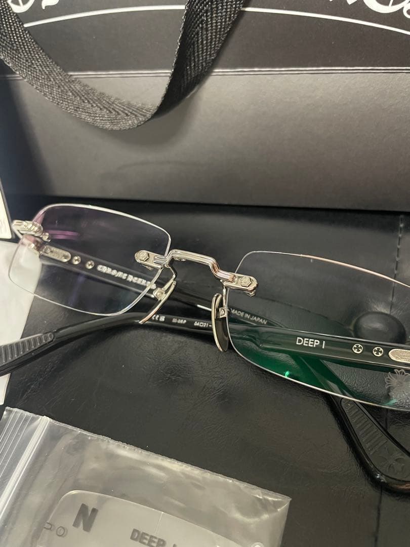 希少　クロムハーツ　deep1 リムレス眼鏡　IVE レイ着用　８月購入