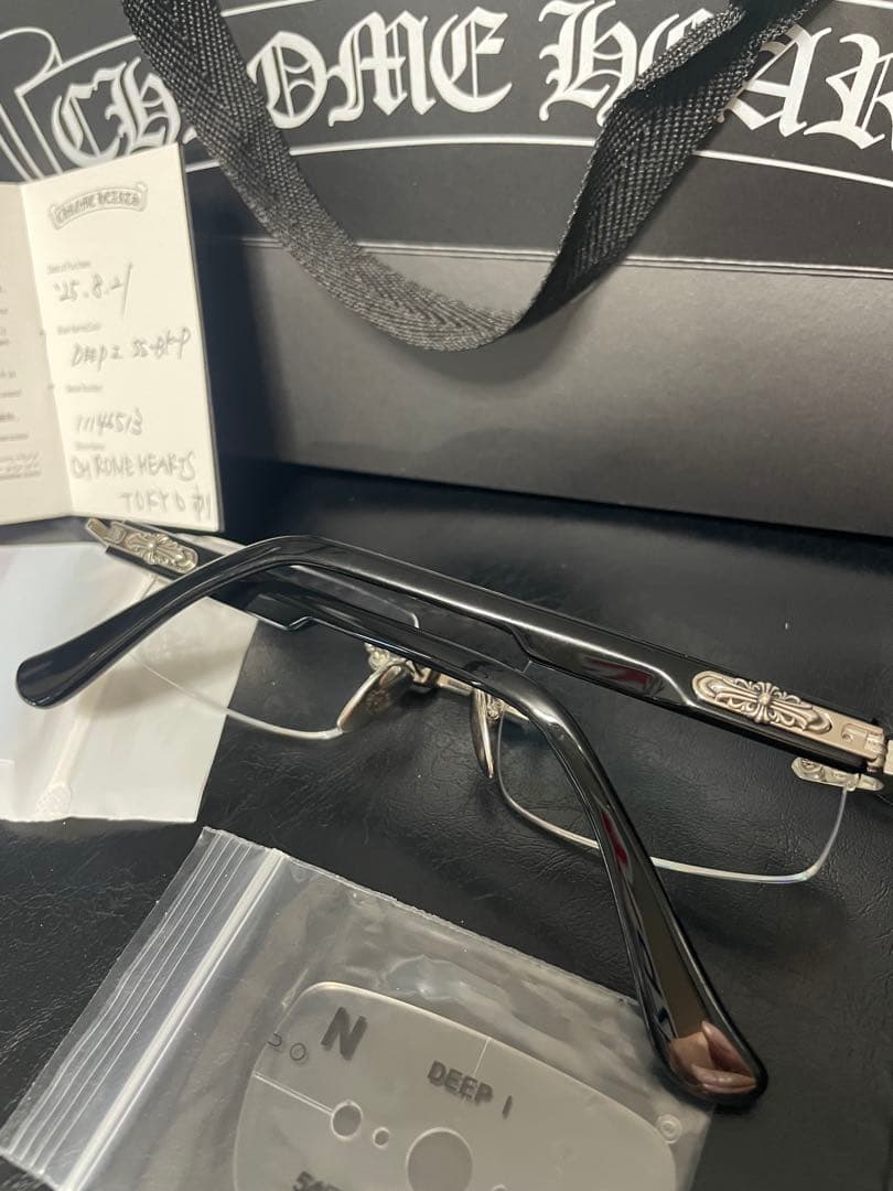 希少　クロムハーツ　deep1 リムレス眼鏡　IVE レイ着用　８月購入