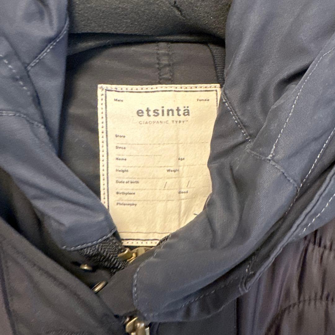 etsinta モッズコート 黒 ベスト付