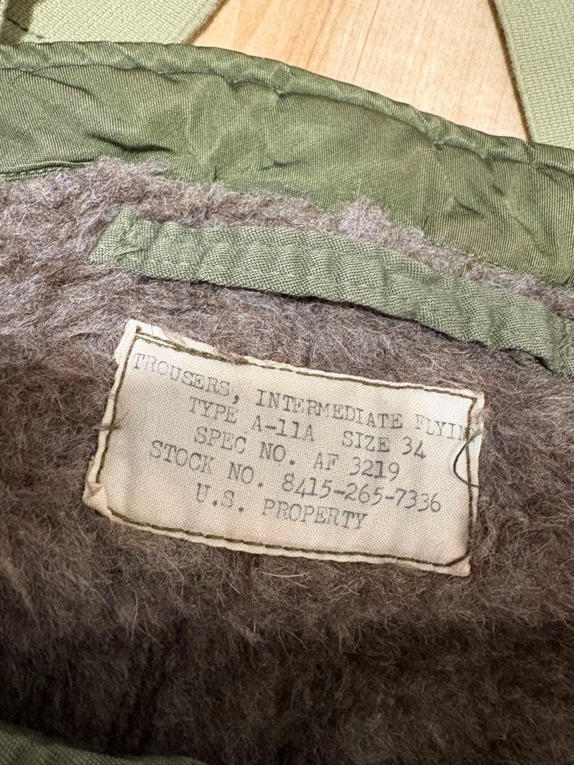 【ヴィンテージ】1940's？フライトパンツ　A-11A