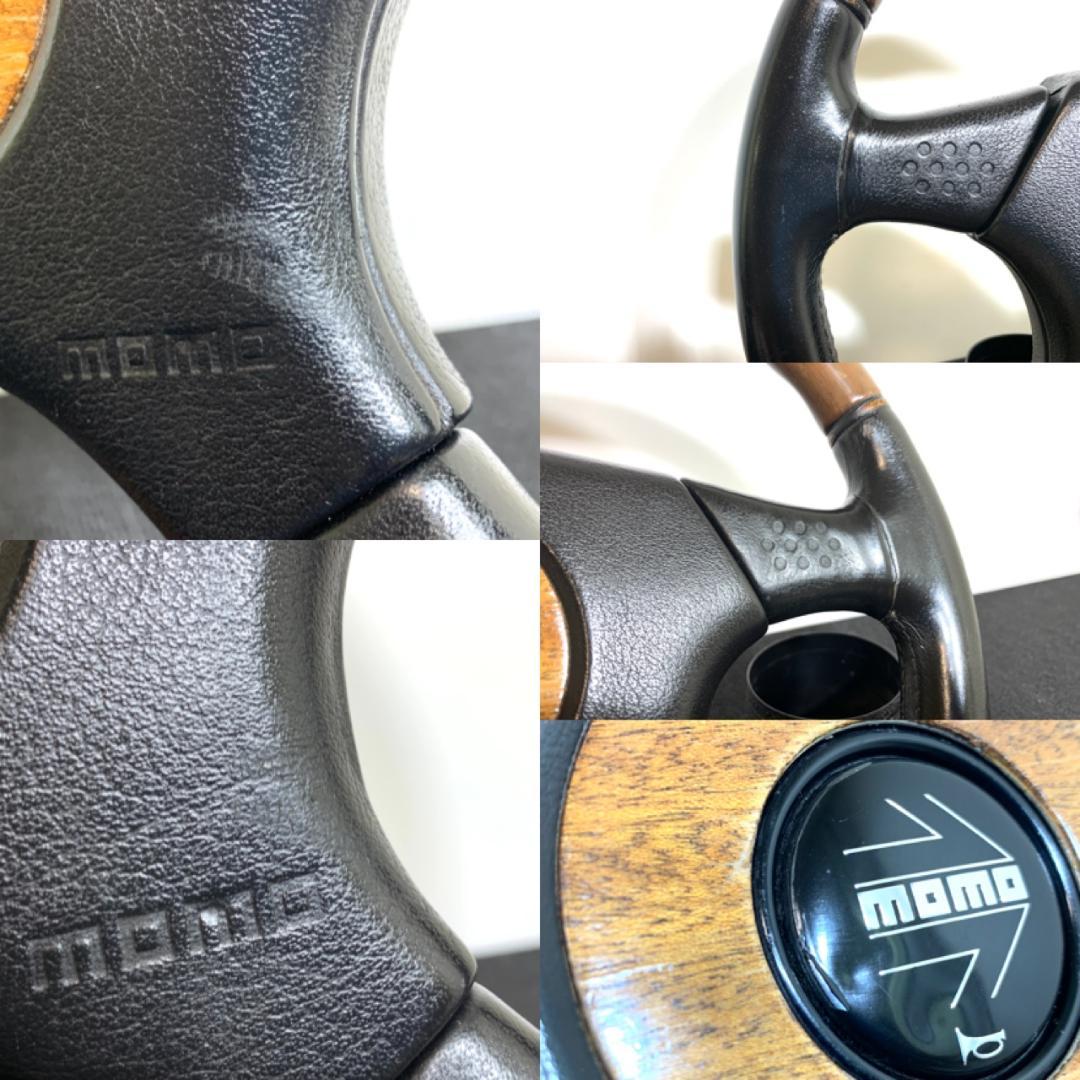 モモ オリンピック 3 ステアリング 35Φ 希少モデル ウッド レザー 当時物