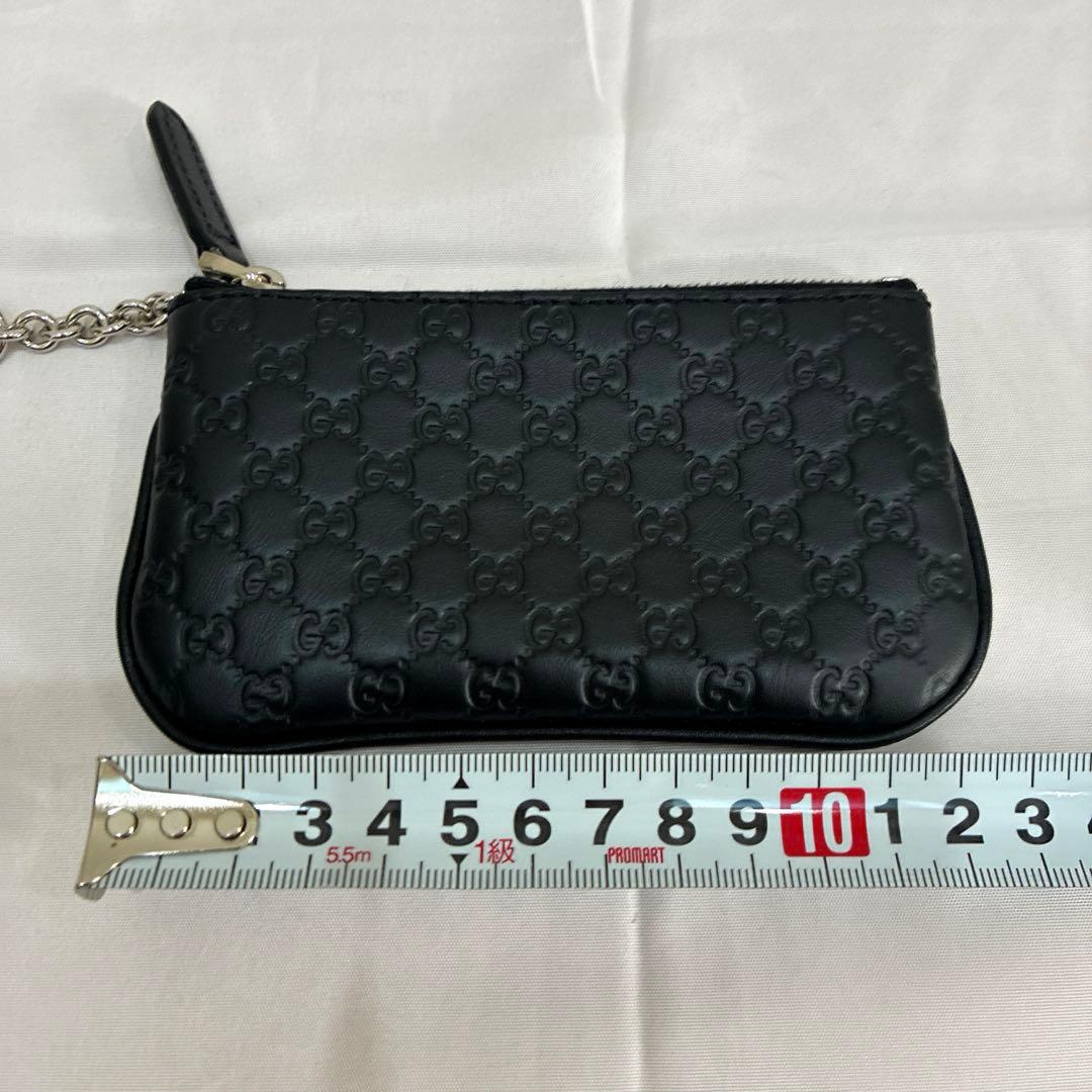 【美品】Gucci ブラックレザーキーケース スマートキー　ケース　黒