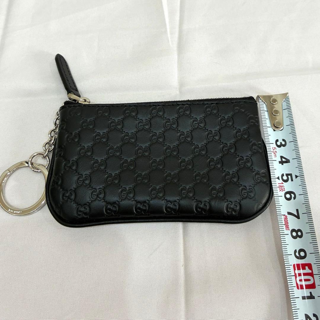 【美品】Gucci ブラックレザーキーケース スマートキー　ケース　黒