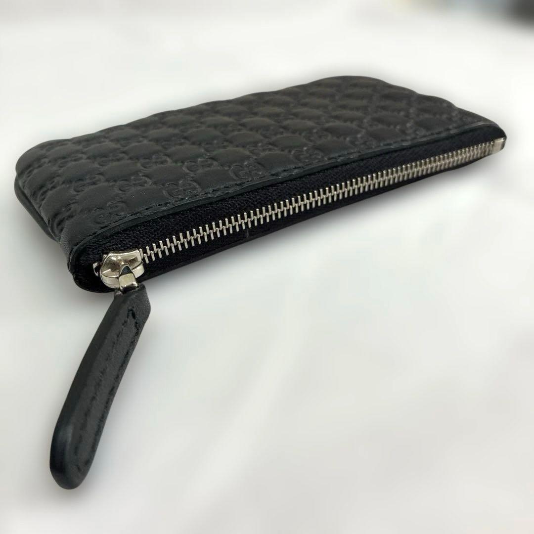 【美品】Gucci ブラックレザーキーケース スマートキー　ケース　黒