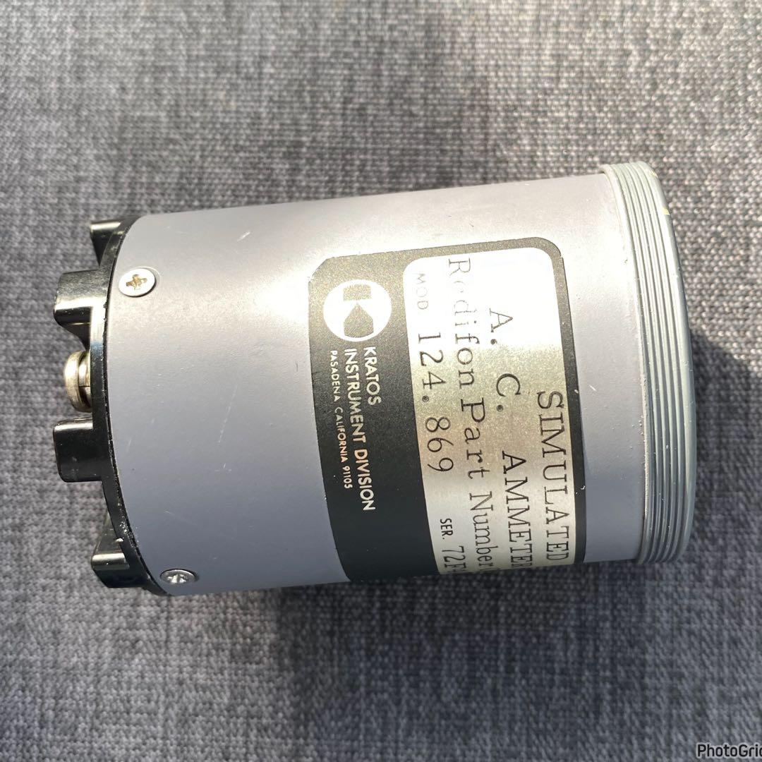 ジャンク Kratos パネルメーター A.C. 電流計 AC アンペア