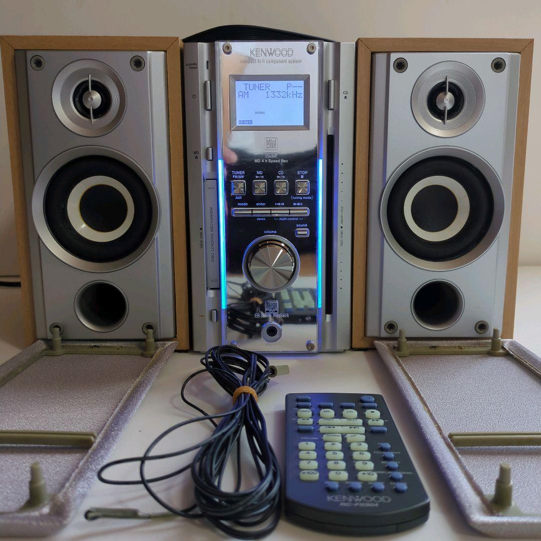 【良品】KENWOOD ケンウッド CD MDコンポ RD-ES3MD