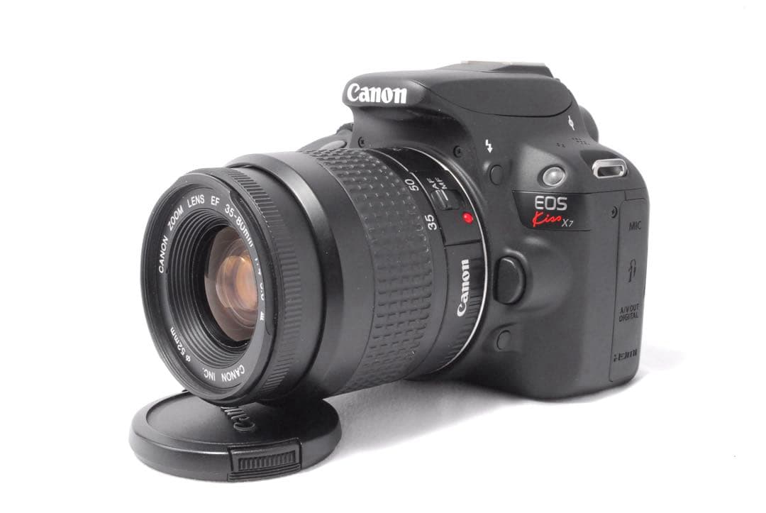 超軽量✨高画質✨Canon Kiss X7✨スマホ転送OK✨ダブルレンズ✨美品✨