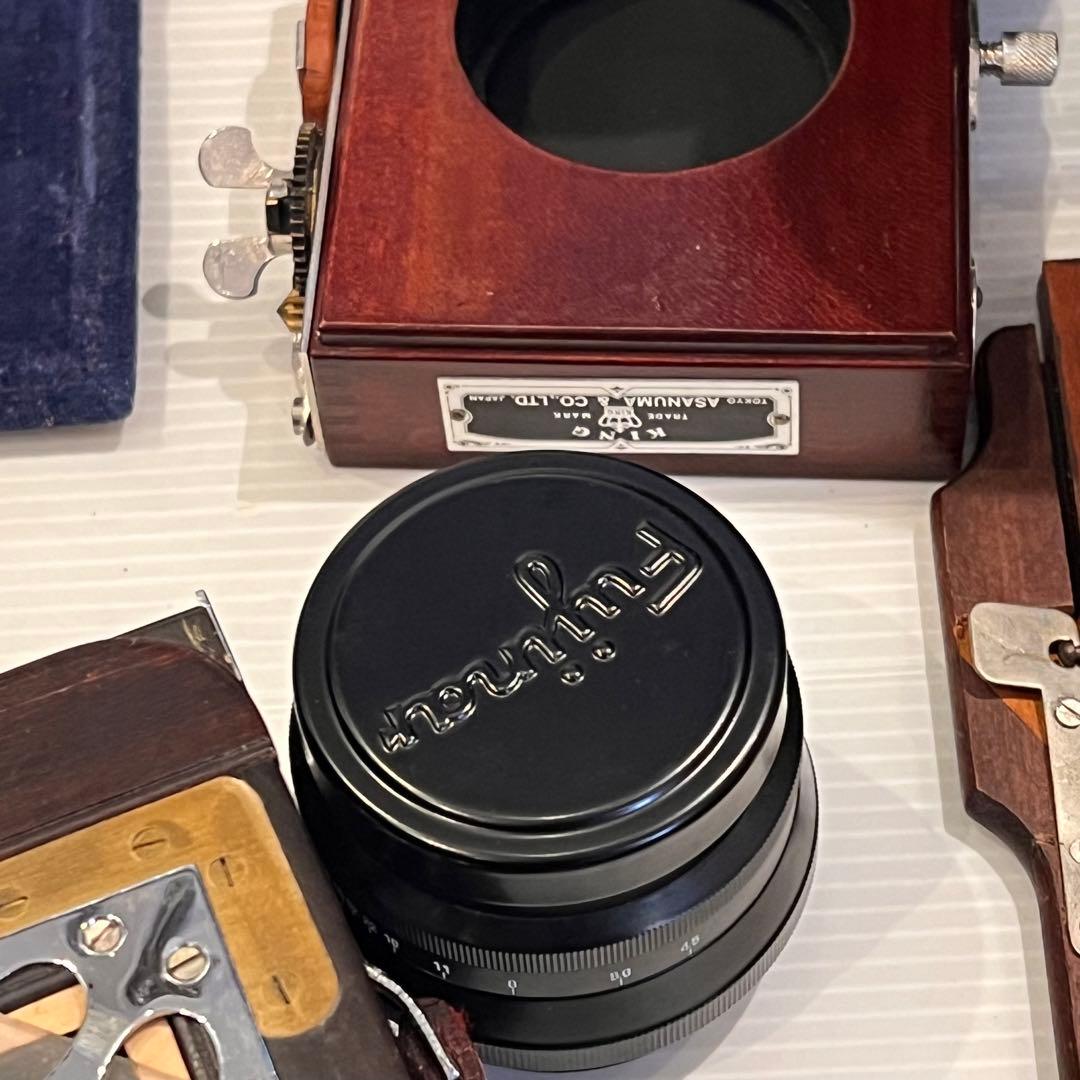 年代物 OKUHARA CAMERA オクハラカメラ 蛇腹 木製 大判