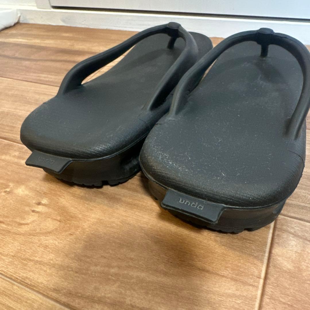 ゴエモン goyemon 「unda-雲駄-」サンダル Lサイズ 黒