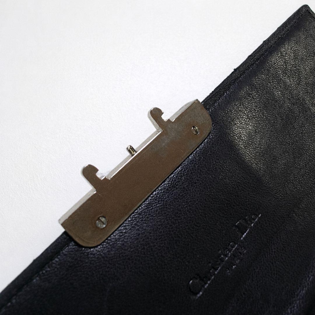 Christian Dior ディオール キルティング 長財布 ブラック