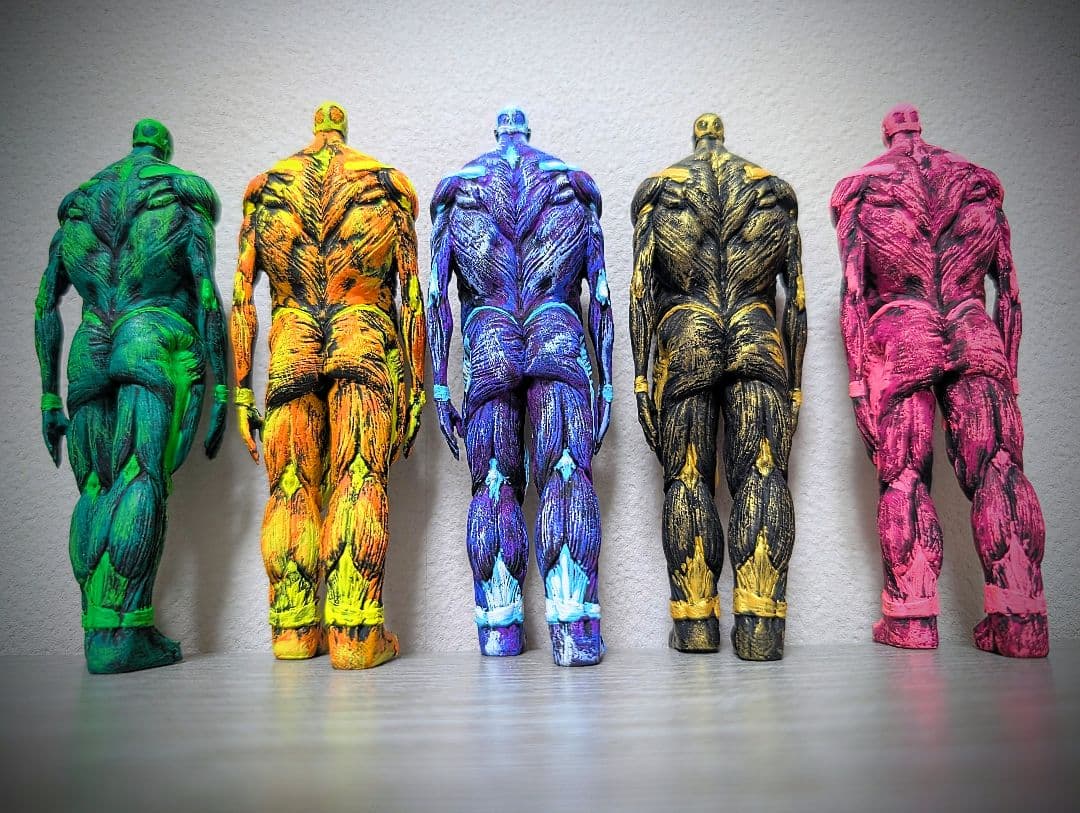 miリペイント フィギュア持ち込み地鳴らしカラフル×5 通常×8 計13体