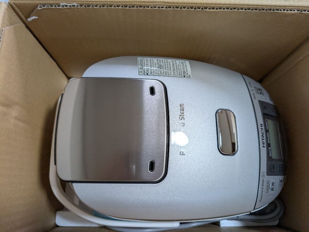 炊飯器・餅つき機 HITACHI RZ-KV100Y(W)