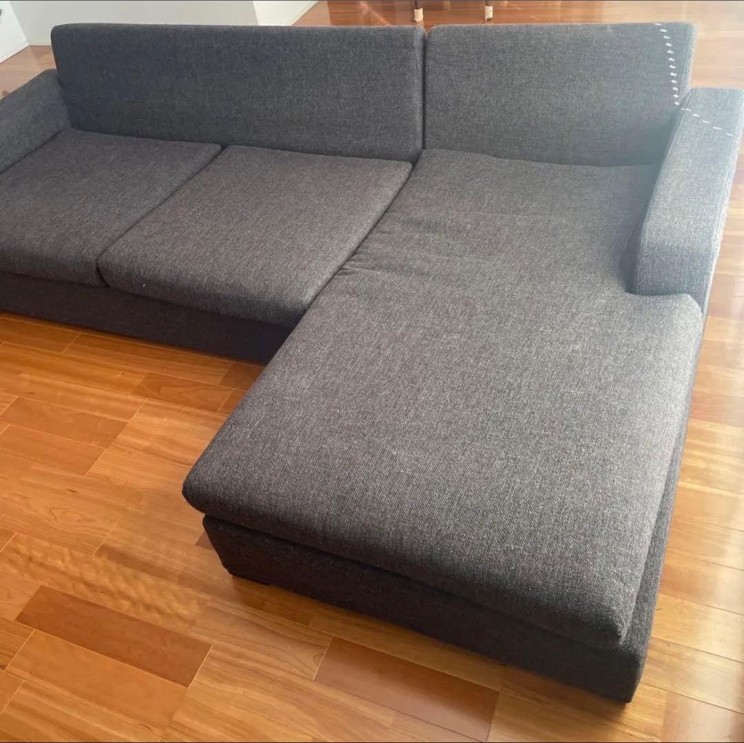 カウチソファ　ソファセット　② ロータイプ　ロングソファ　3個全部購入必要