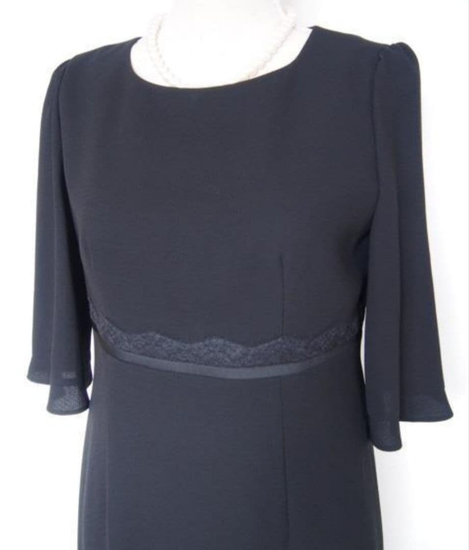 【美品】ELLE　東京ソワール　礼服　5.7万　ブラックフォーマル　11号