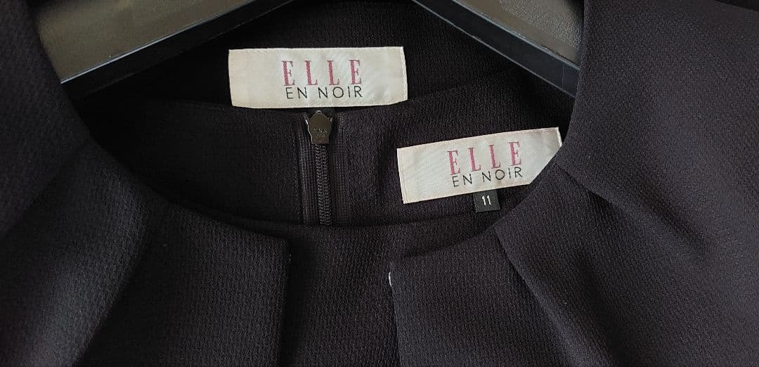 【美品】ELLE　東京ソワール　礼服　5.7万　ブラックフォーマル　11号
