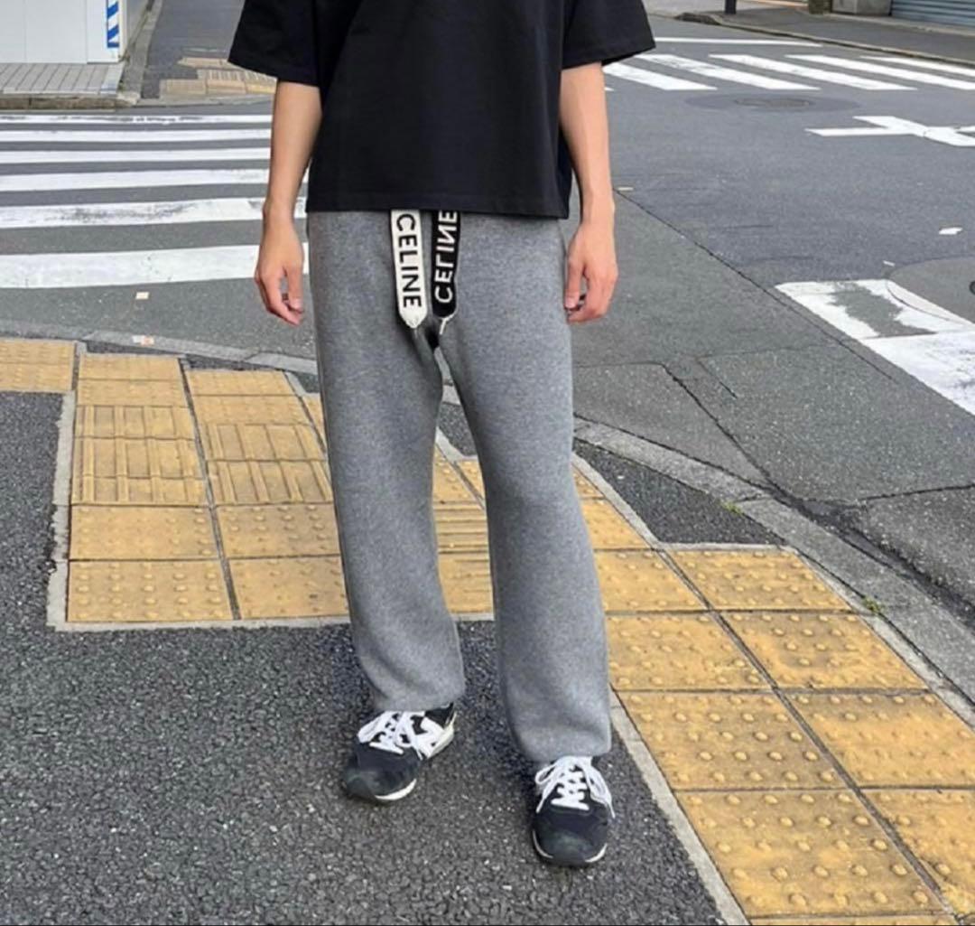 最安値　CELINE セリーヌ カシミヤ　ウール ニット ジョガーパンツ