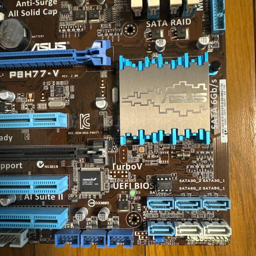 PBH77-V + CORE i7-3770/16gbメモリセット