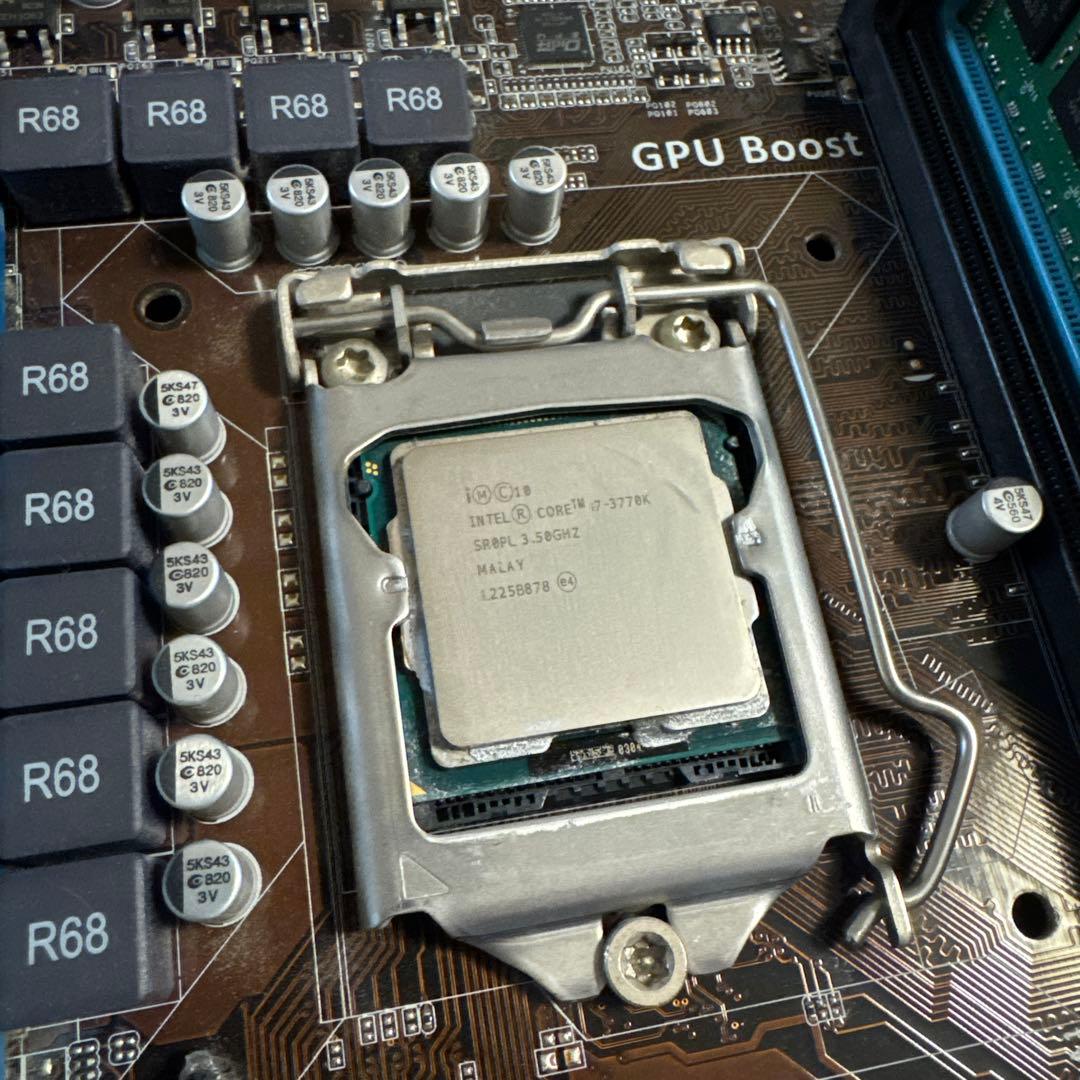 PBH77-V + CORE i7-3770/16gbメモリセット