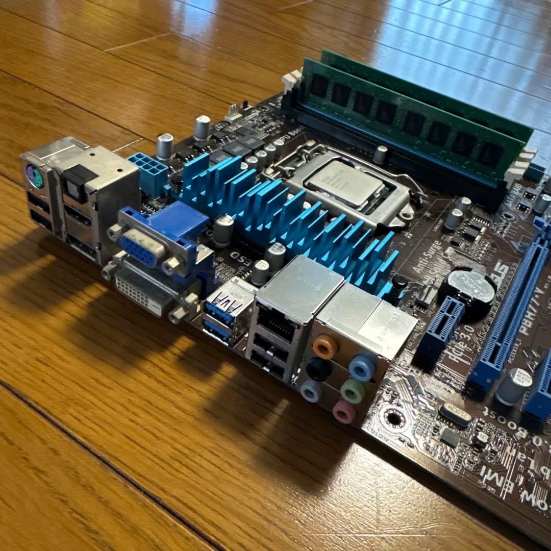 PBH77-V + CORE i7-3770/16gbメモリセット