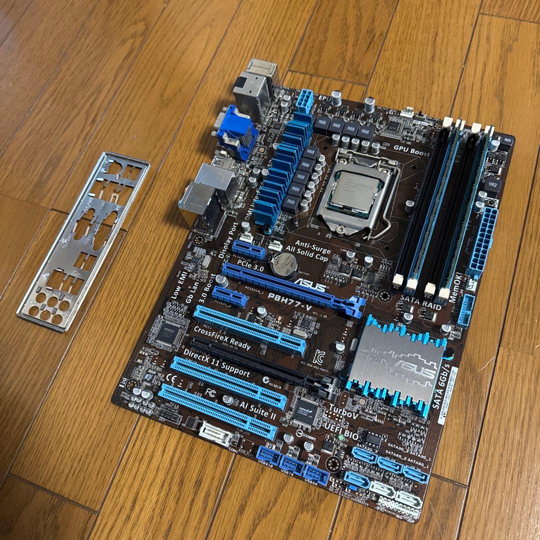 PBH77-V + CORE i7-3770/16gbメモリセット