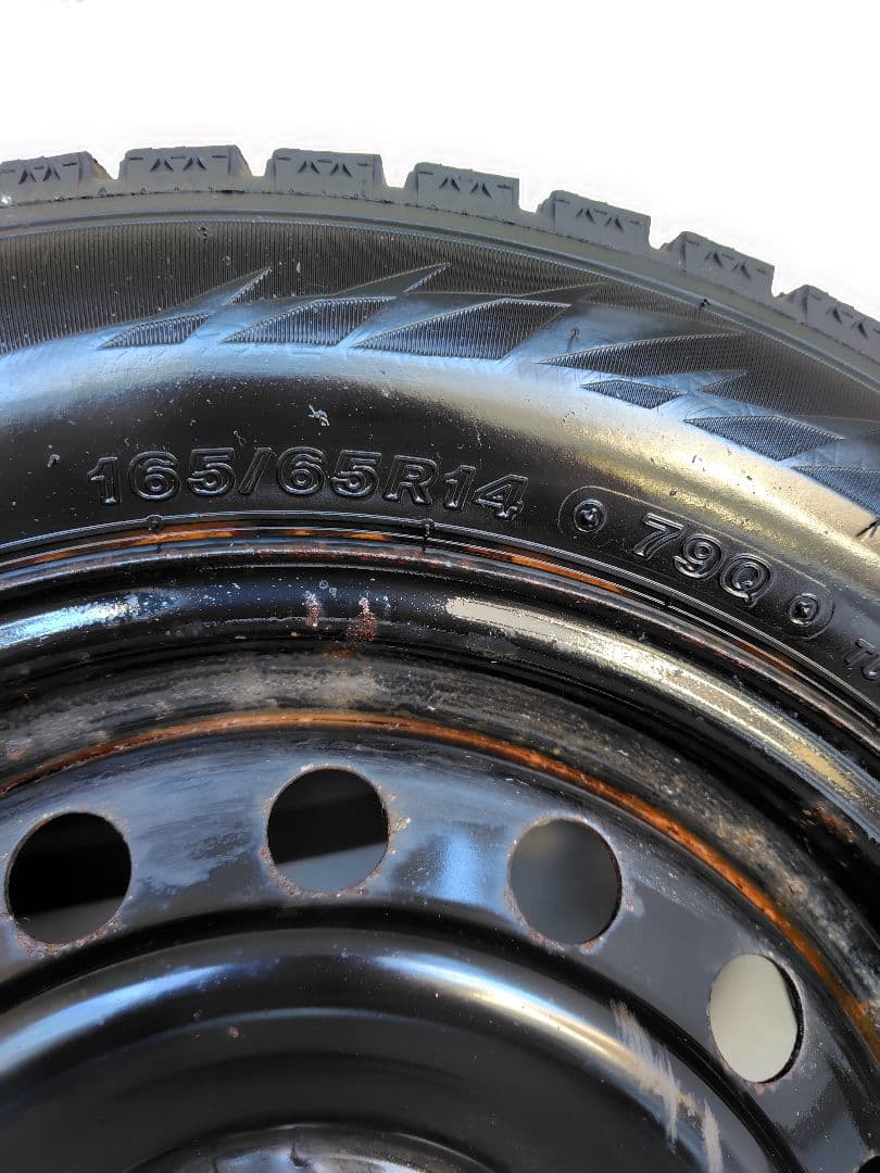 TOYOTA ブリヂストン スタッドレスタイヤセット 165/65R14