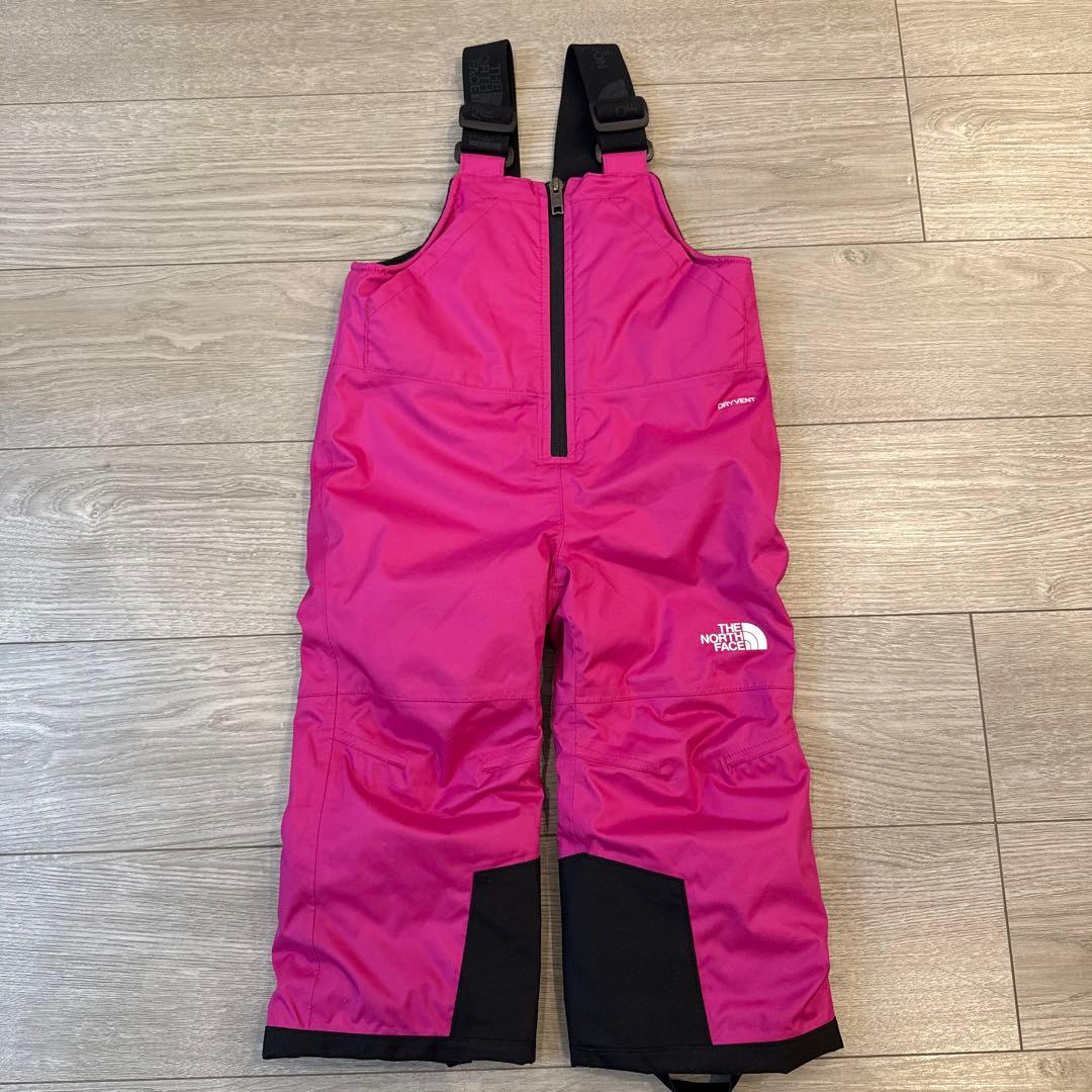 【美品】ノースフェイス ウェア キッズ フリーダム 断熱ビブ