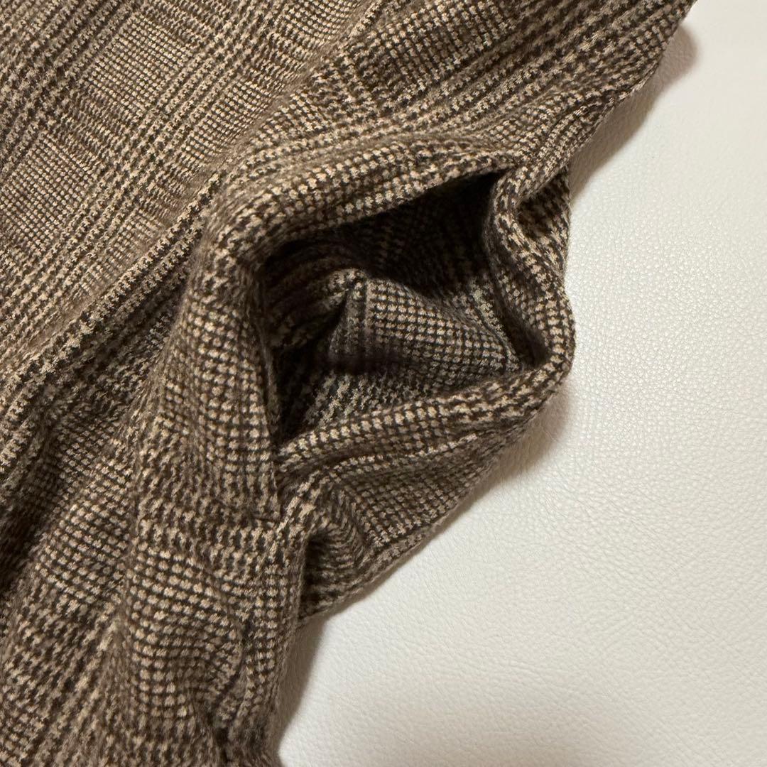 極美品 45R 45rpm ジャージフラノのドレス ワンピース ウール 現行タグ