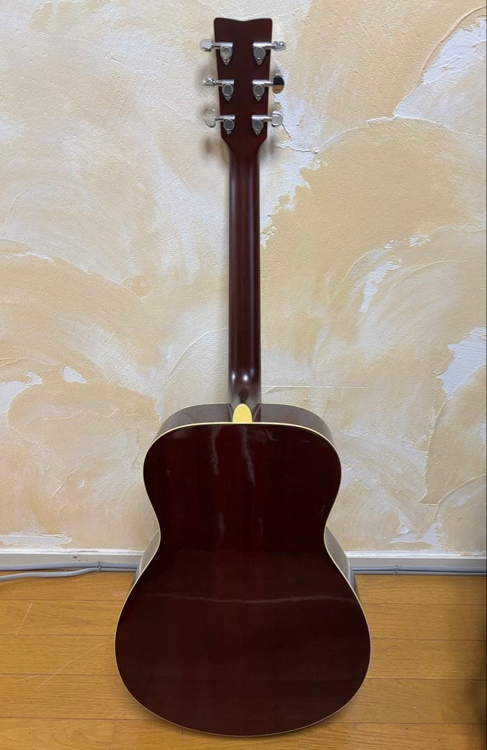 Yamaha アコースティックギター レッドグラデーション☆花☆