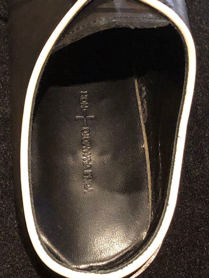 ヨウジヤマモトプリュスノワール 本革 ミュール 黒 23㎝ サイズ３