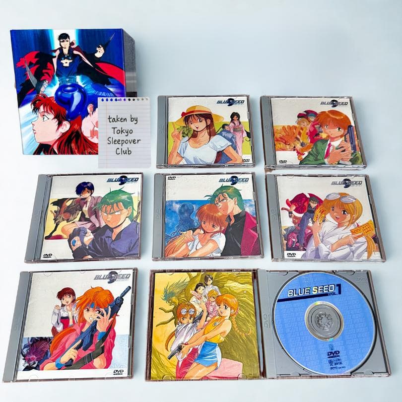 【全巻セット／希少】BLUE SEED DVD 全7巻 林原めぐみ 90sアニメ