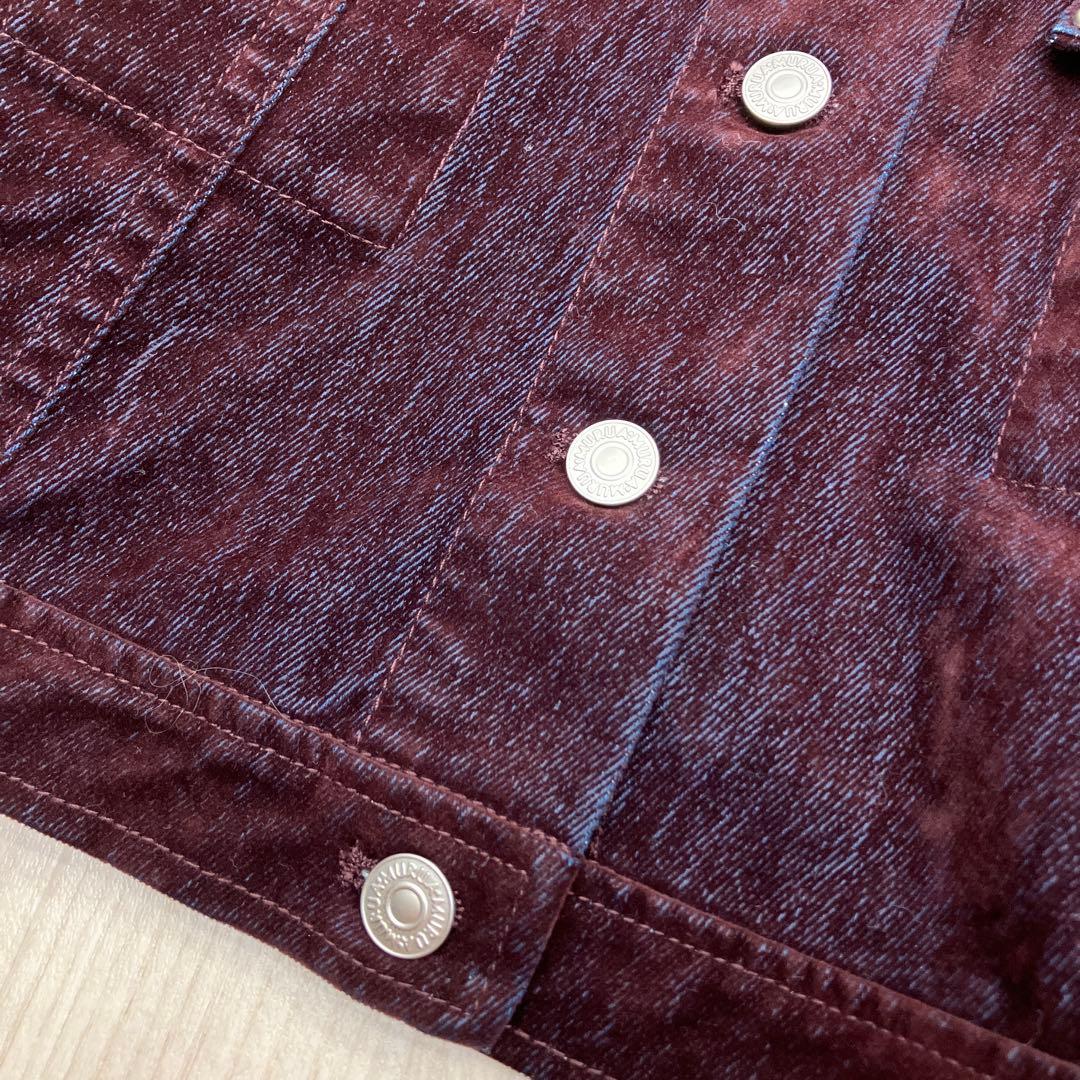 ☆ MURUA ムルーア 未使用品 フロッキー デニム ジャケット free