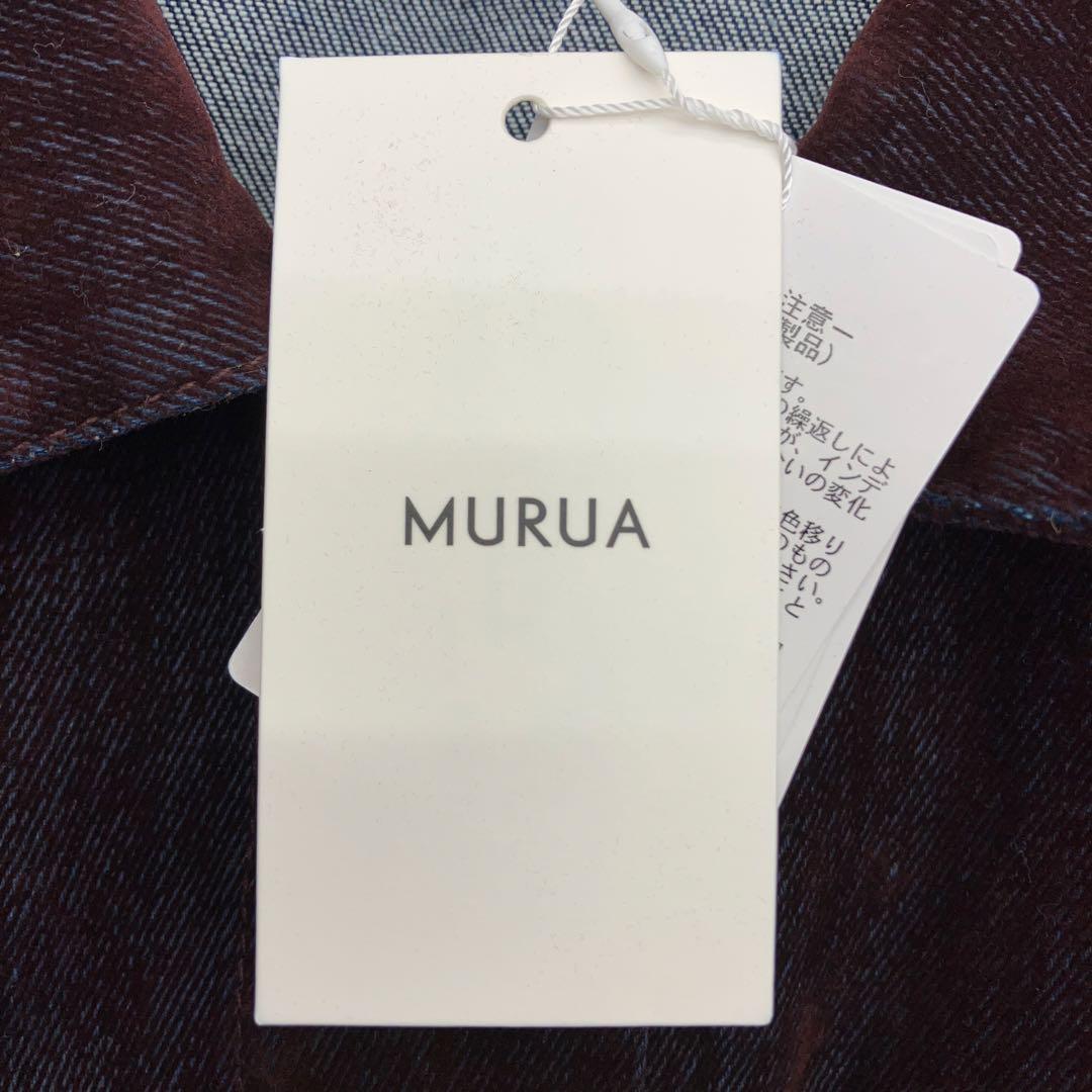 ☆ MURUA ムルーア 未使用品 フロッキー デニム ジャケット free