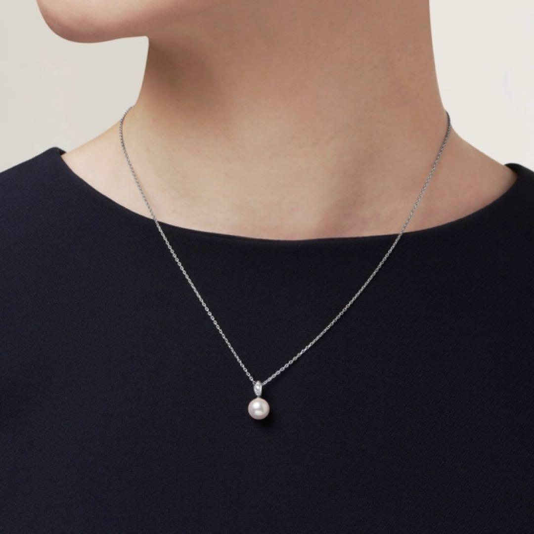 MIKIMOTO パール ダイヤ ペンダント