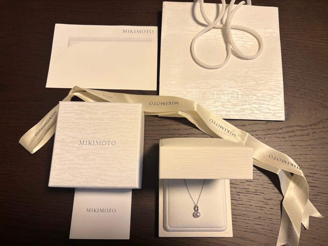 MIKIMOTO パール ダイヤ ペンダント