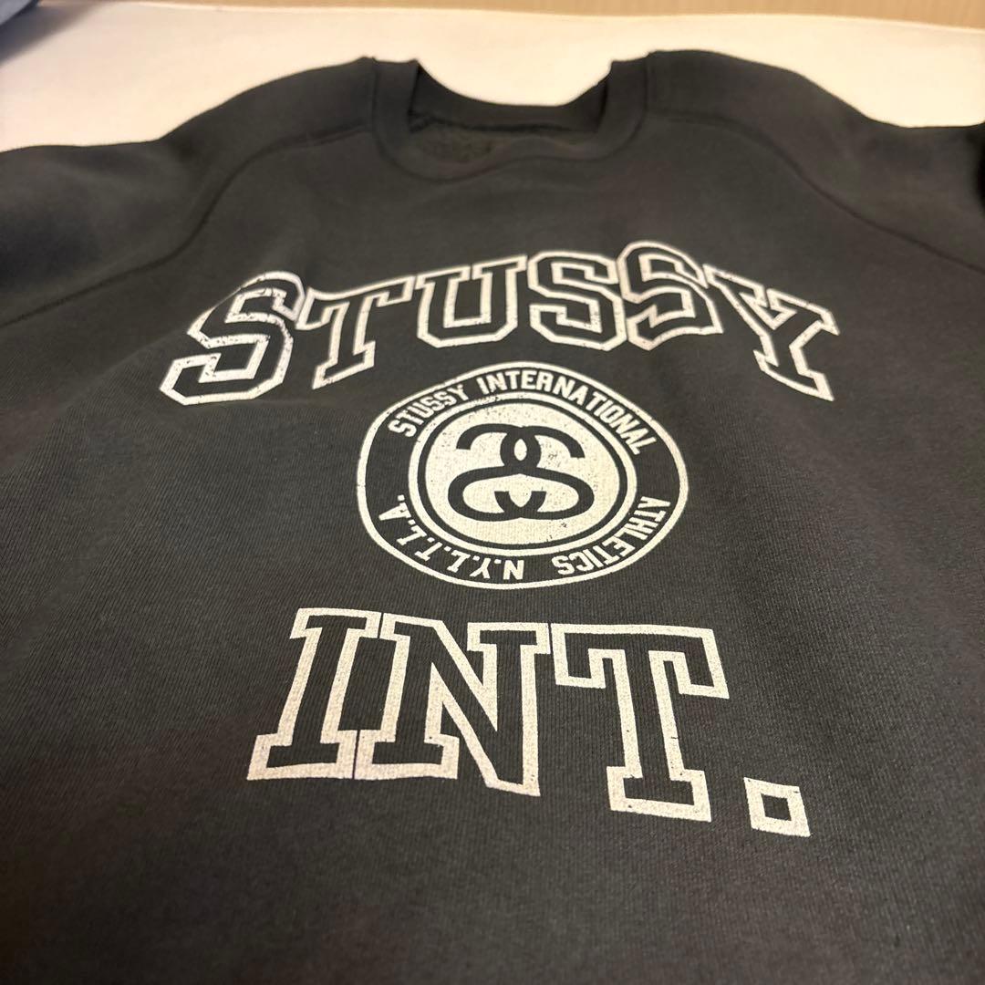 幸福Stussy Overlock Varsity Raglan Crew