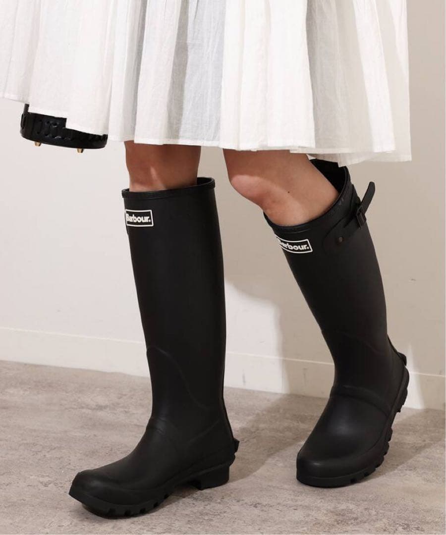 BARBOUR/バブアー　長靴　レインブーツ　ラバーブーツ