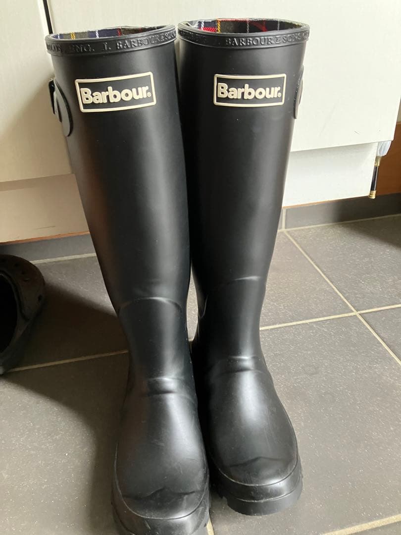 BARBOUR/バブアー　長靴　レインブーツ　ラバーブーツ