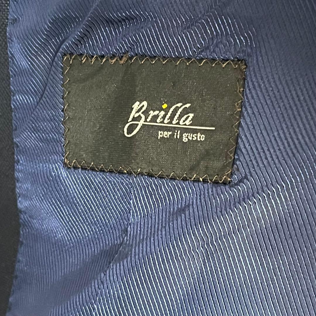 【美品】BRILLA per il gusto　スーツ　セットアップ　ネイビー
