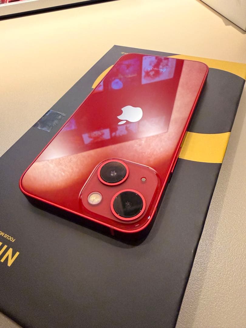 【極美品】iPhone 13 mini 256GB RED SIMフリー